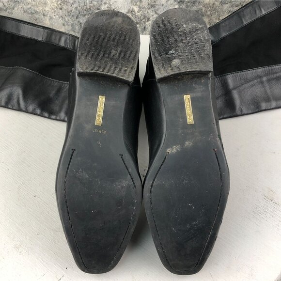 Louise et Cie Women's Size 8.5M Andora Black Leather Over The Knee Riding Boots - Picture 11 of 16